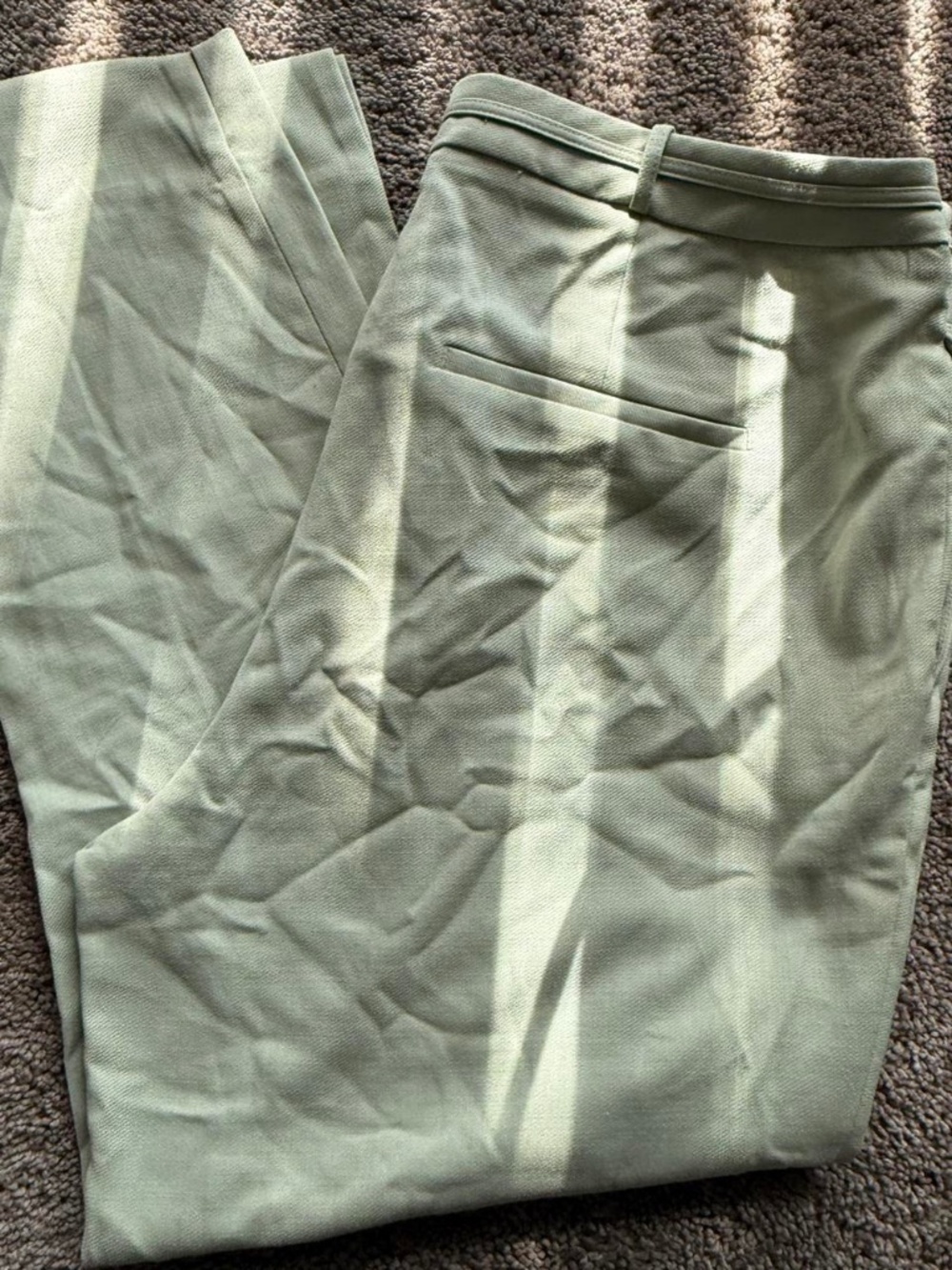 H&M Women's Green and Khaki Trousers